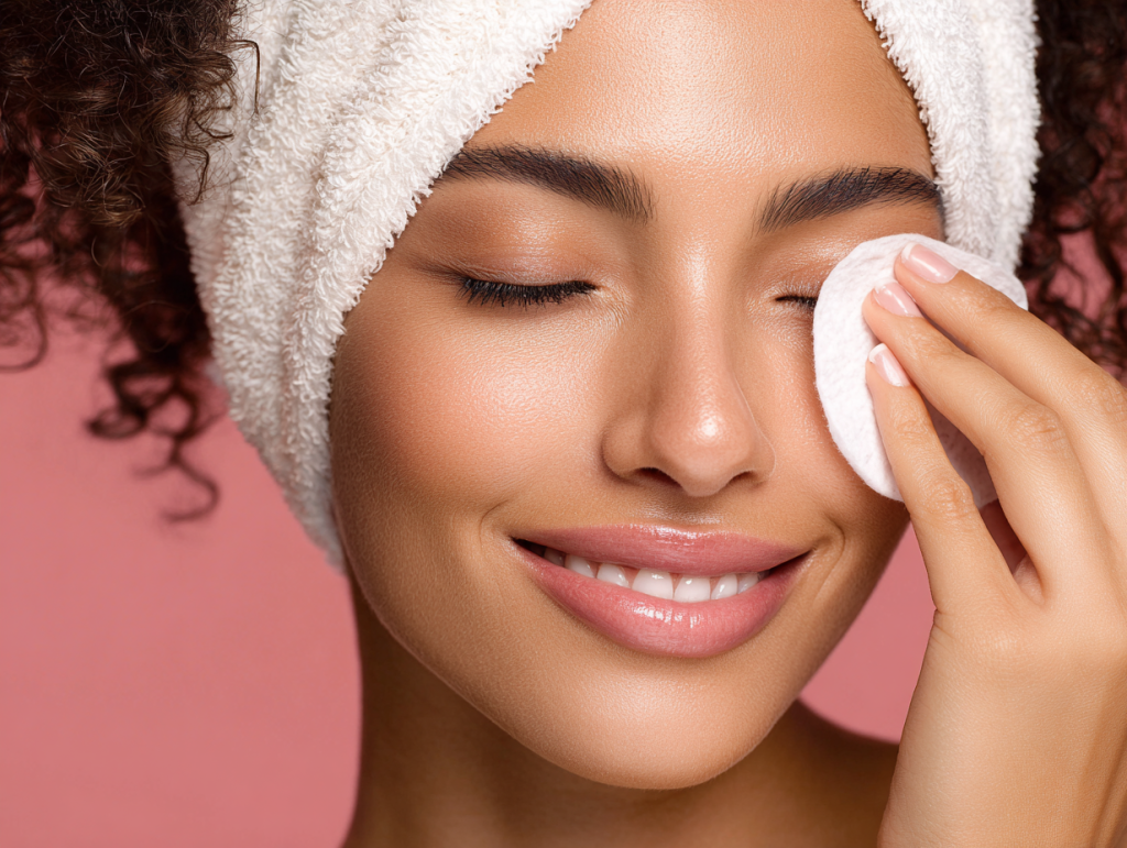 Preparing natural lashes for at-home eyelash extensions