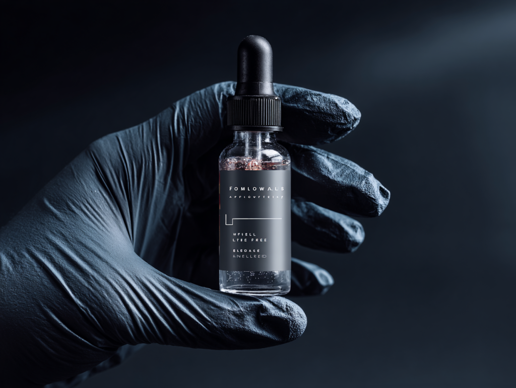 Medical-grade, formaldehyde-free lash extension glue designed for sensitive eyes