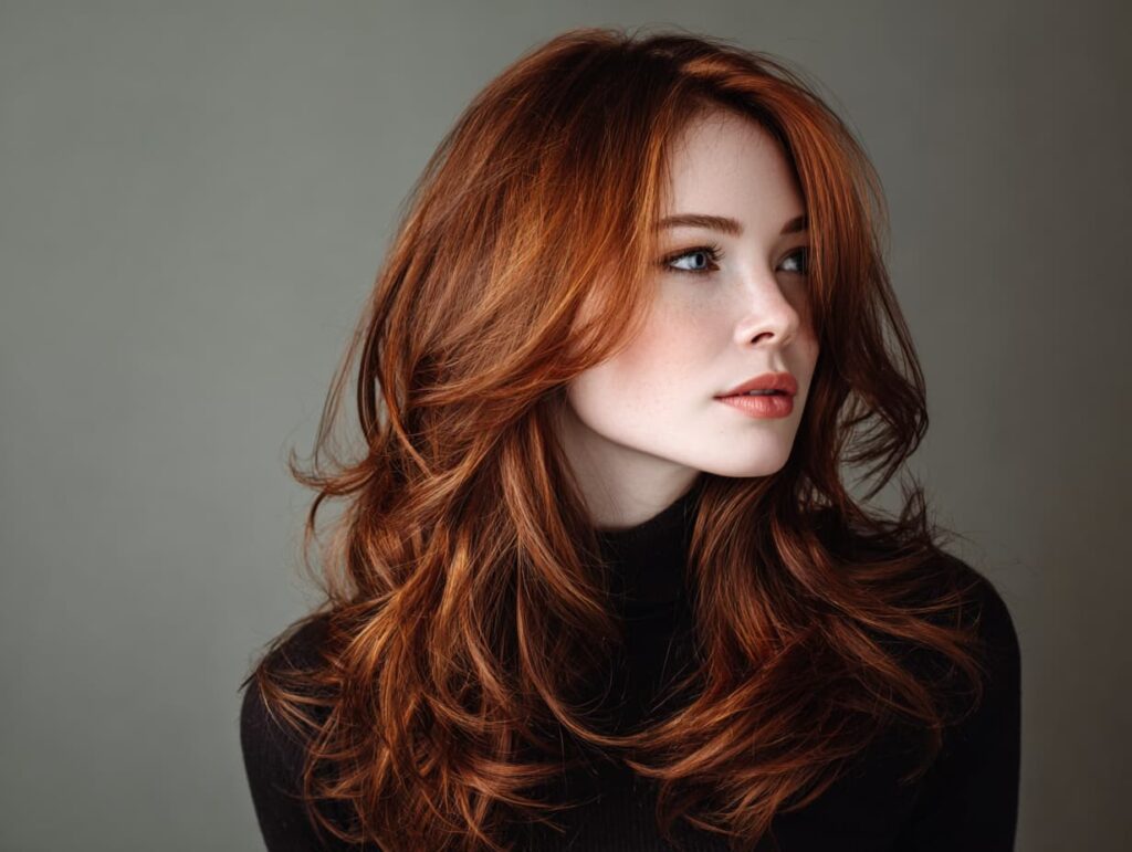 Modern female hairstyle 2025, trending haircuts for women