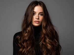 “Elegant long hairstyles for women 2025, straight, wavy, and layered long hair”
