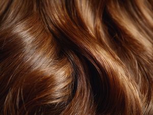 Glossy, healthy hair after protein hair treatment