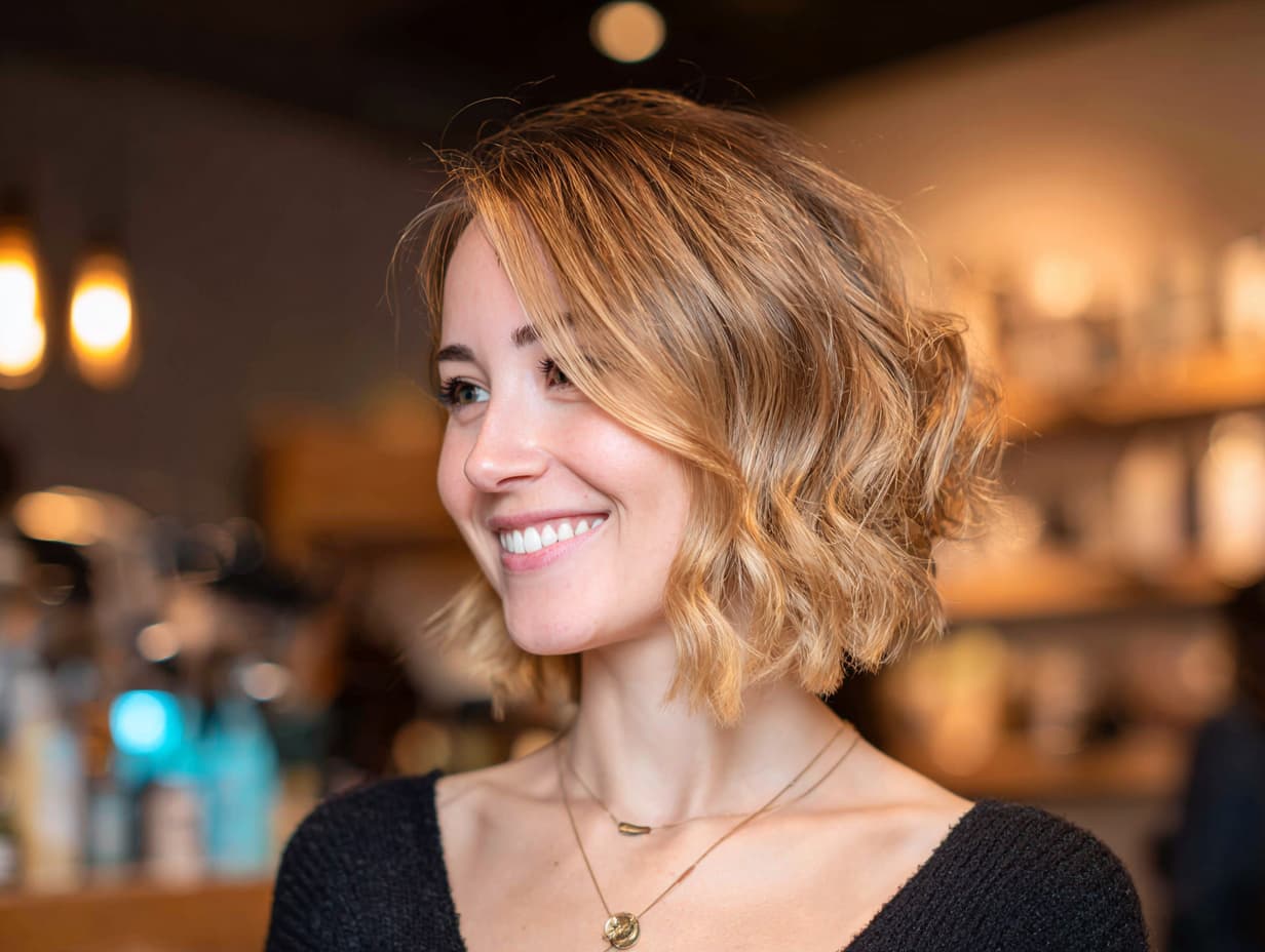 Kadın bob kesim saç, 2025 kısa saç trendleri, modern stil, İstanbul