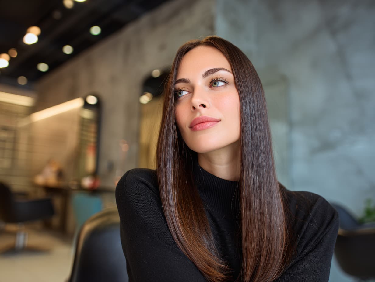 Protein terapi sonrası saç bakımı, İstanbul protein saç bakımı, parlak ve sağlıklı saç görünümü