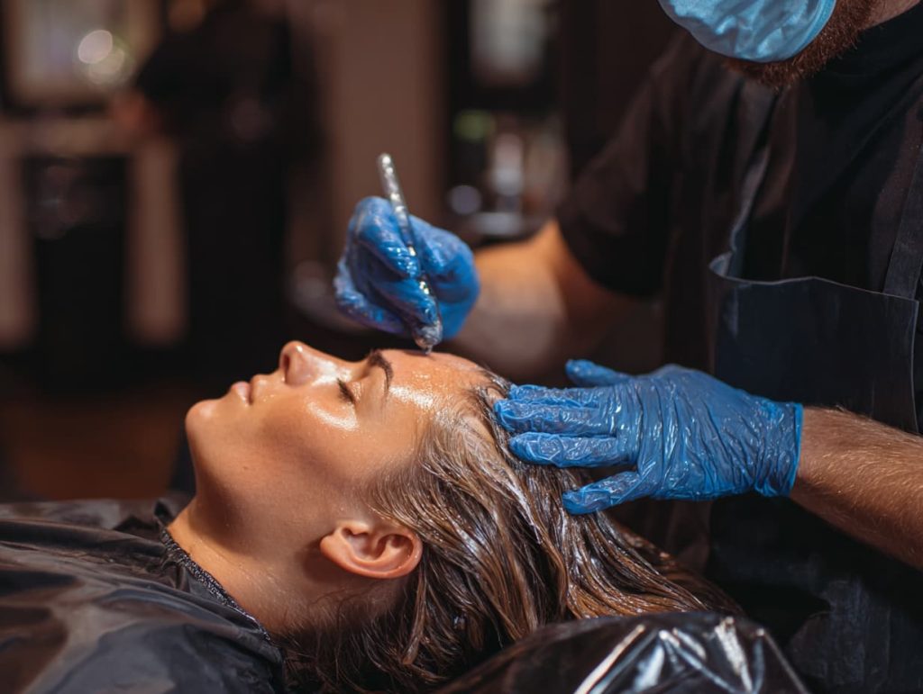 مراقبت بعد از بوتاکس مو با راهنمایی تخصصی و محصولات  حرفه‌ای در هلی بیوتی