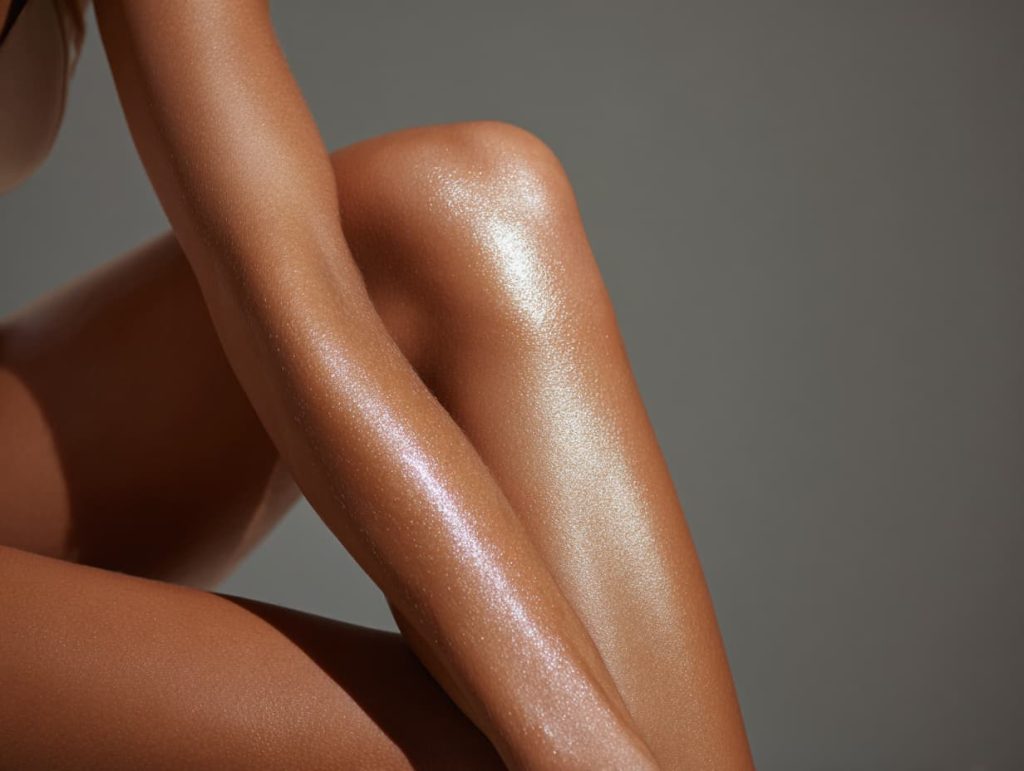Laser hair removal aftercare smooth skin result close up with natural glow
