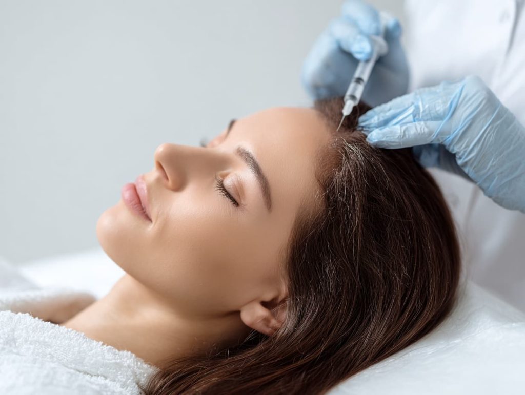 PRP hair loss treatment procedure for hair regrowth